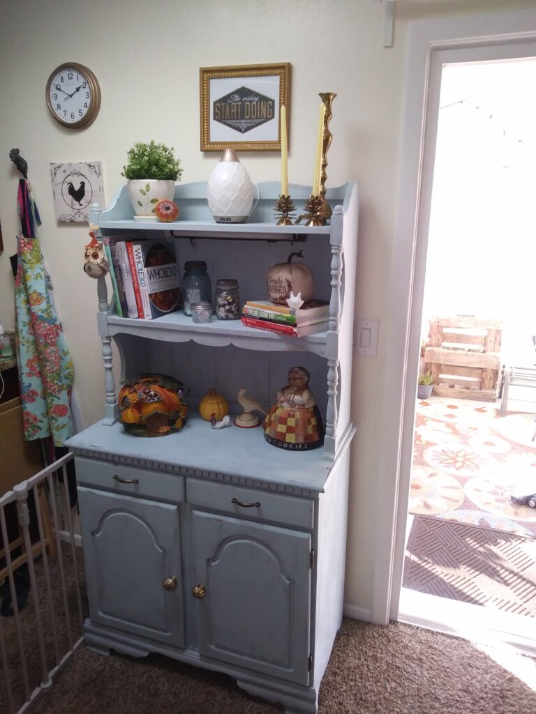 Chalk Painted Family Heirloom Hutch