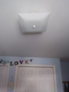 Ceiling light before change