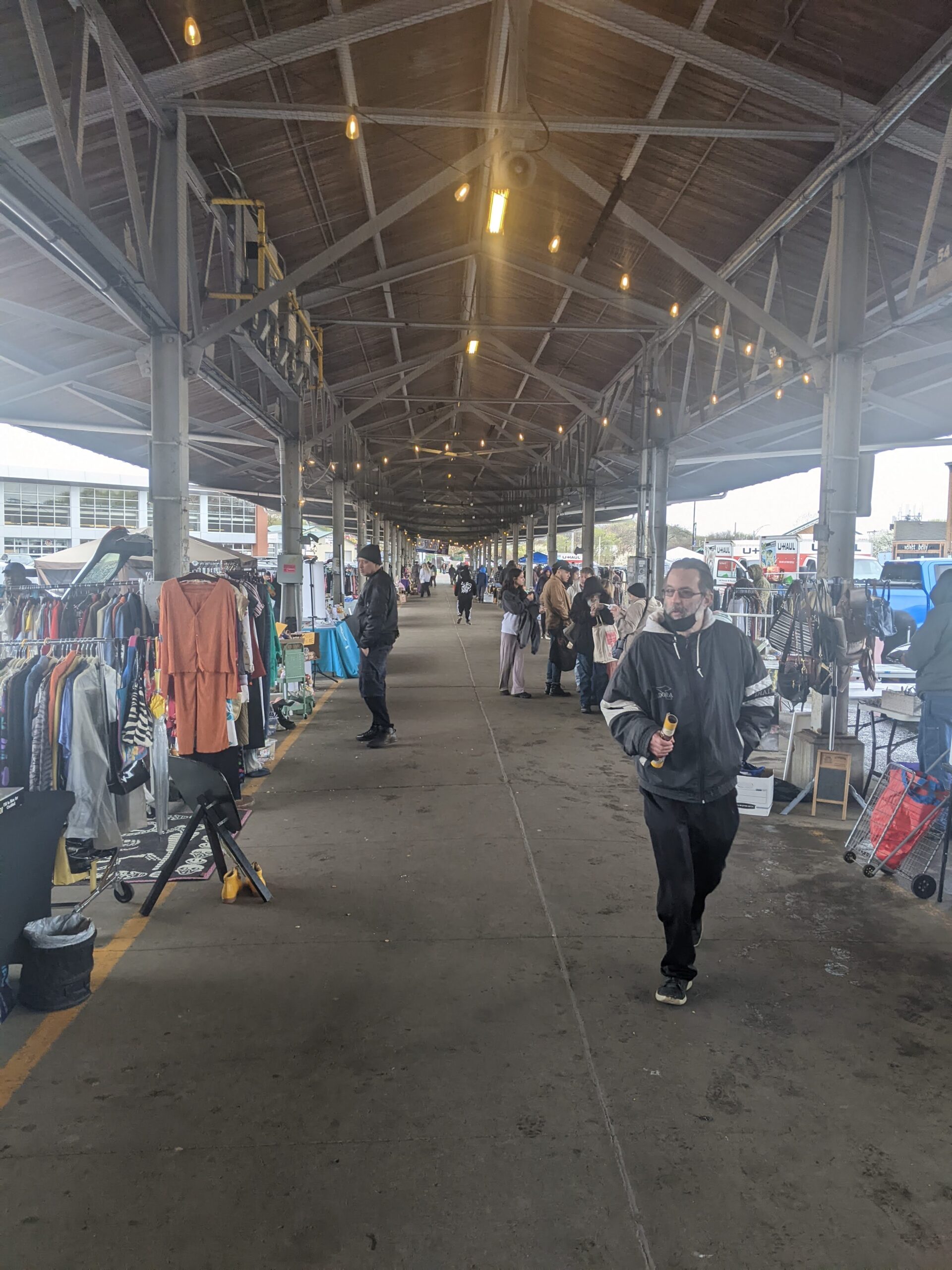 View of the Great American Flea in Rochester, NY