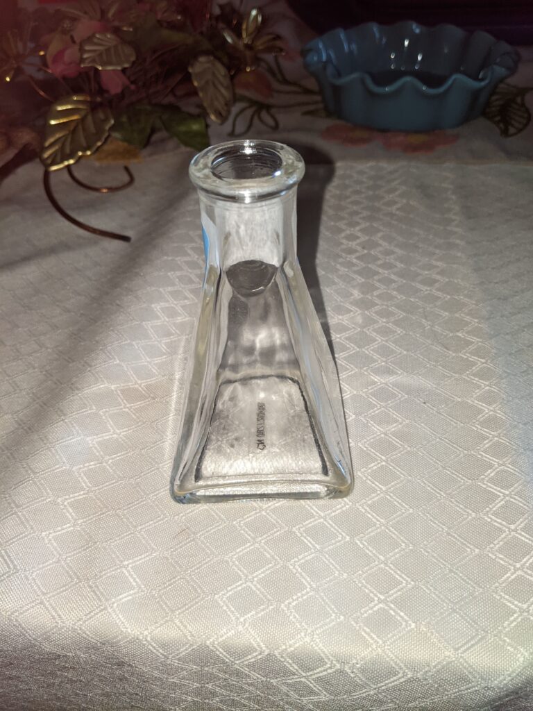 Heavy Duty Clear Glass Bud Vase